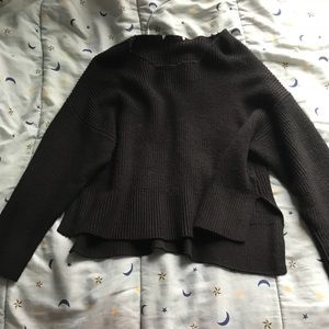 H&M crop black sweater
